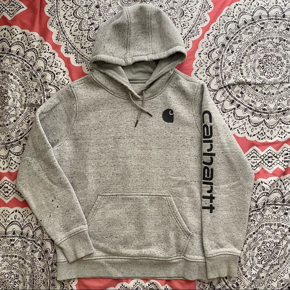 Heathered Gray Carhartt Hoodie